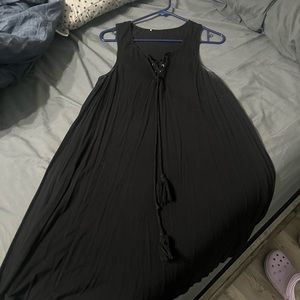 Black tank top dress